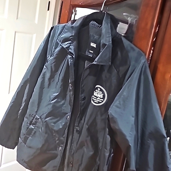 VANS The Authentic Custom Classic black Jacket Size medium nwot - Picture 9 of 11